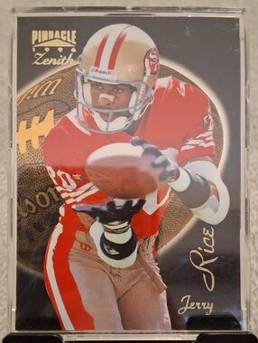 San Francisco 49ers Jerry Rice Trading Card - Red, Gold, White